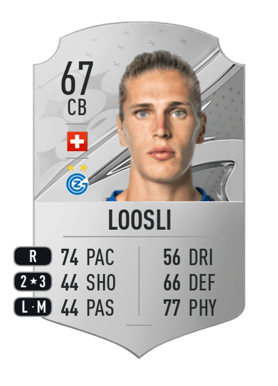Noah Loosli Rare 67 OVR