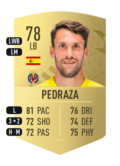 Pedraza Common 78 OVR