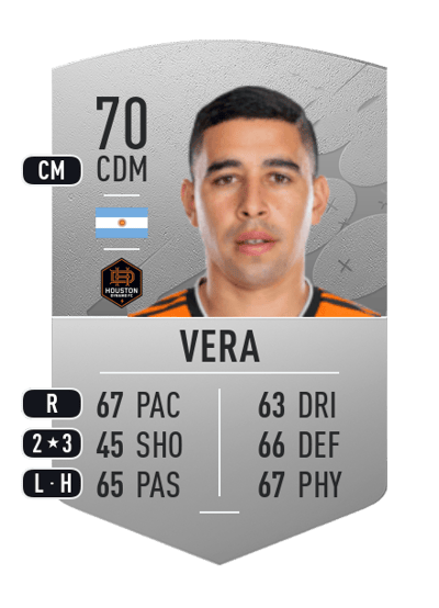Matías Vera Common 70 OVR