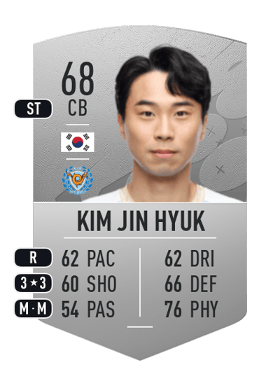 Kim Jin Hyuk Common 68 OVR