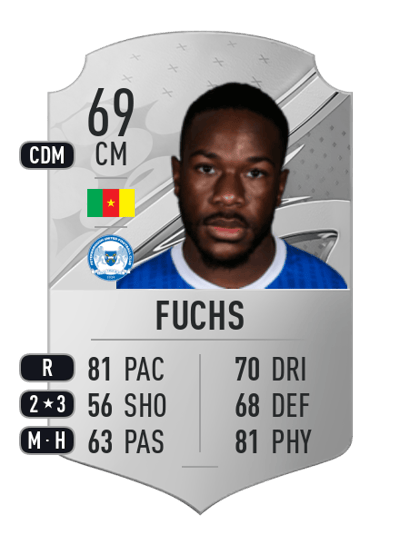 Jeando Fuchs Rare 69 OVR