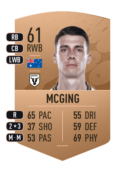 Jake McGing Common 61 OVR