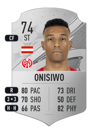 Karim Onisiwo Rare 74 OVR