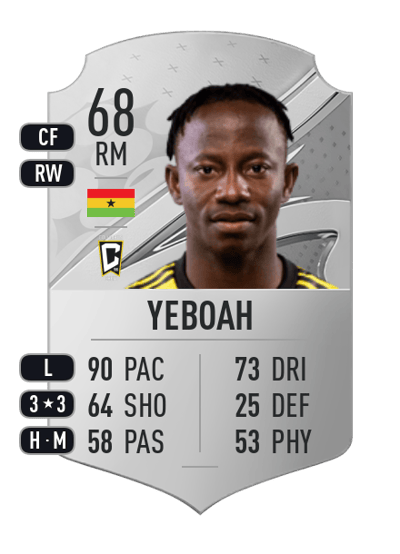 Yaw Yeboah Rare 68 OVR