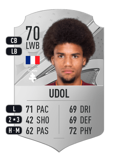 Matthieu Udol Rare 70 OVR