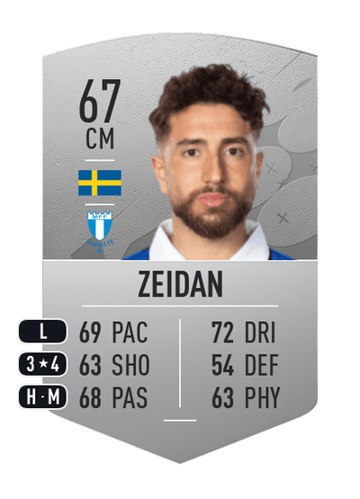 Moustafa Zeidan Common 67 OVR