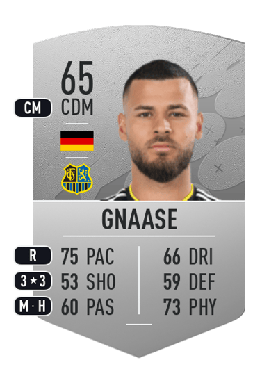 Dave Gnaase Common 65 OVR