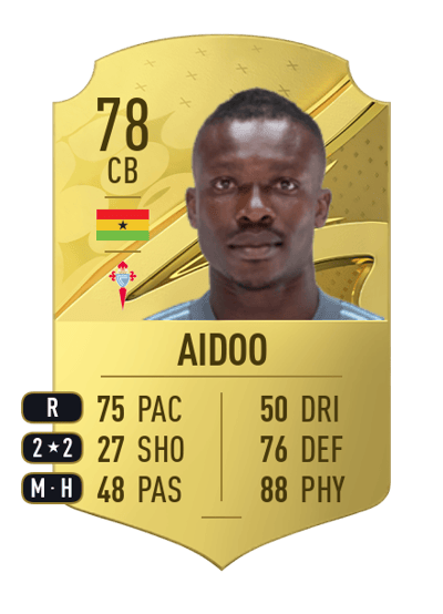 Joseph Aidoo Rare 78 OVR