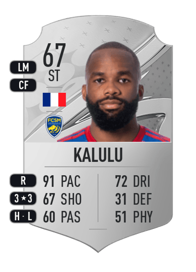 Aldo Kalulu Rare 67 OVR