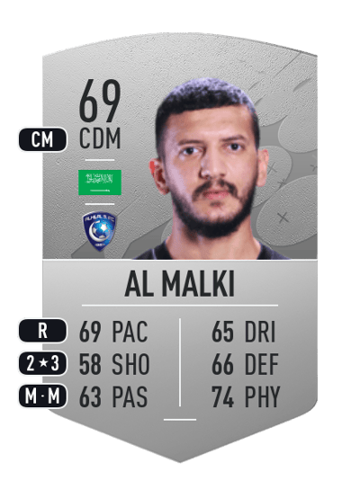 Abdulelah Al Malki Common 69 OVR
