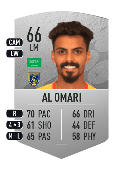 Hassan Al Omari Common 66 OVR