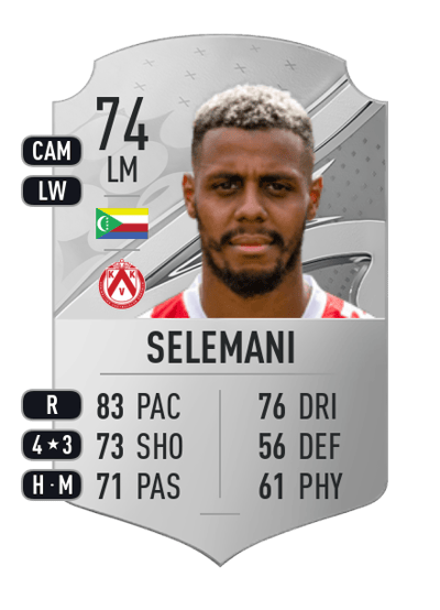 Faïz Selemani Rare 74 OVR