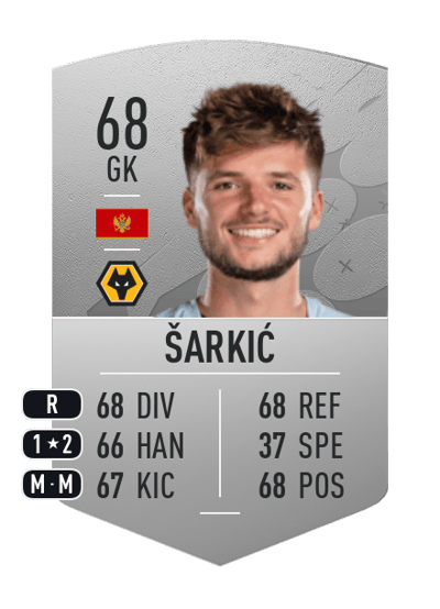 Matija Šarkić Common 68 OVR