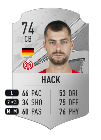 Alexander Hack Rare 74 OVR