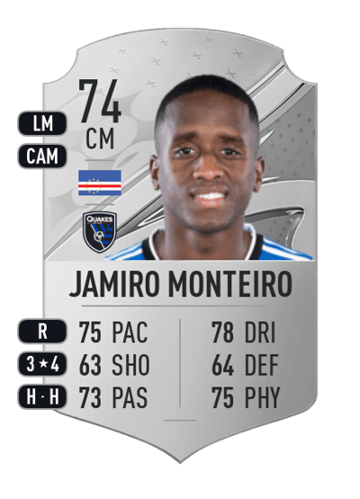 Jamiro Monteiro Rare 74 OVR