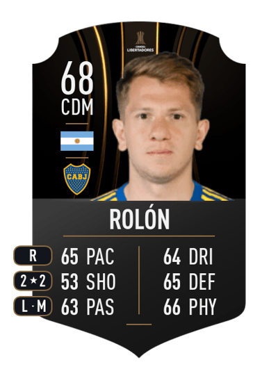 Esteban Rolón CONMEBOL LIBERTADORES 68 OVR