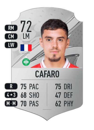 Mathieu Cafaro Rare 72 OVR