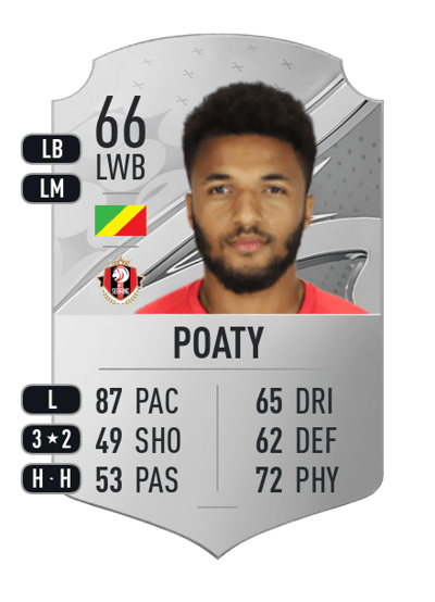 Morgan Poaty Rare 66 OVR