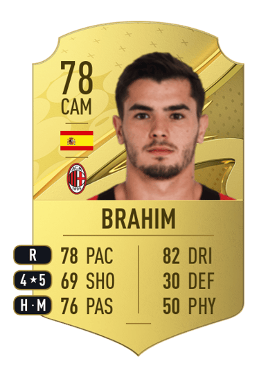 Brahim Rare 78 OVR
