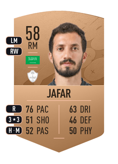Abdulwahab Jafar Common 58 OVR