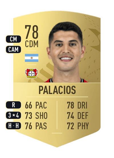 Exequiel Palacios Common 78 OVR