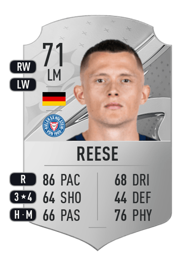 Fabian Reese Rare 71 OVR