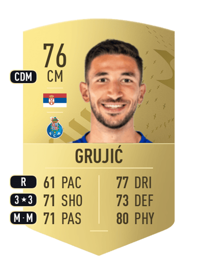 Marko Grujić Common 76 OVR