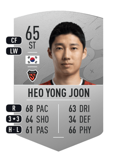 Heo Yong Joon Common 65 OVR