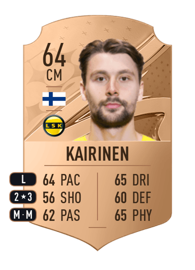 Kaan Kairinen Rare 64 OVR