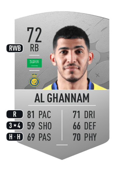 Sultan Al Ghannam Common 72 OVR