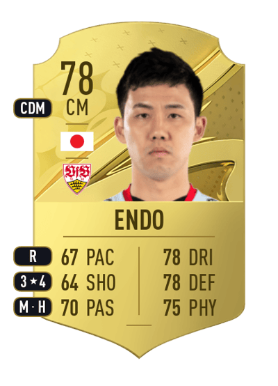 Wataru Endo Rare 78 OVR