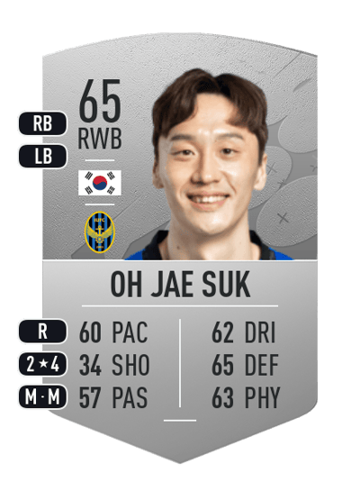 Oh Jae Suk Common 65 OVR