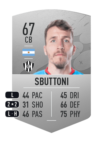 Franco Sbuttoni Common 67 OVR