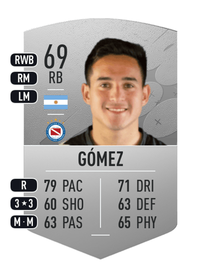 Luciano Gómez Common 69 OVR