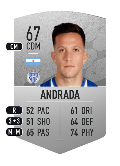 Juan Andrada Common 67 OVR