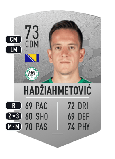 Amir Hadžiahmetović Common 73 OVR