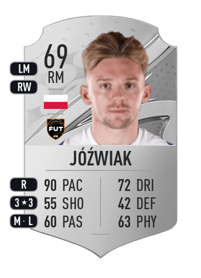Kamil Jóźwiak Rare 69 OVR