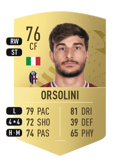 Riccardo Orsolini Common 76 OVR