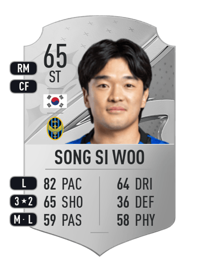 Song Si Woo Rare 65 OVR