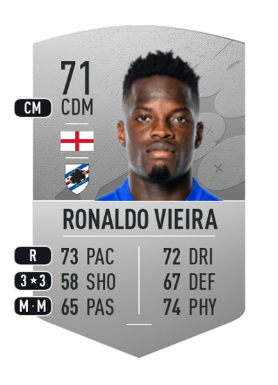 Ronaldo Vieira Common 71 OVR