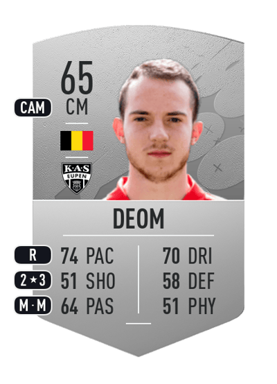 Jérôme Deom Common 65 OVR