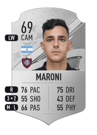 Gonzalo Maroni Rare 69 OVR