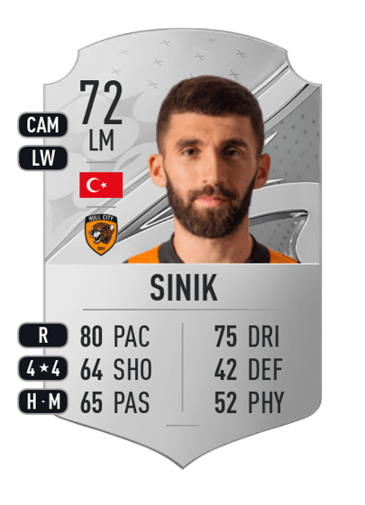 Doğukan Sinik Rare 72 OVR