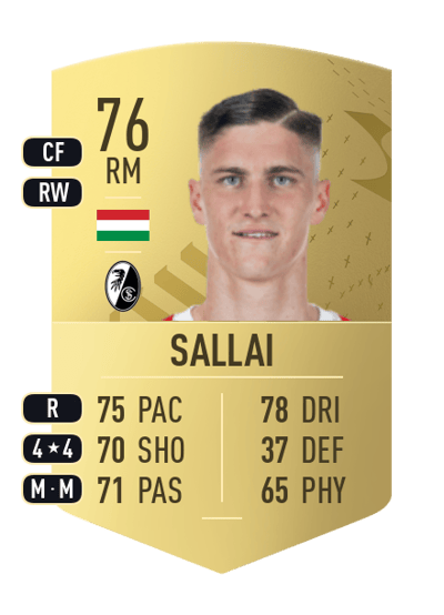 Roland Sallai Common 76 OVR
