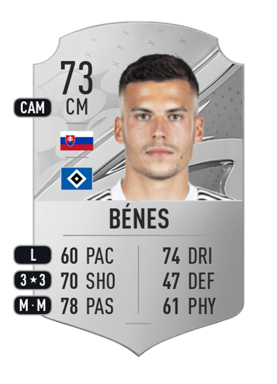 László Bénes Rare 73 OVR