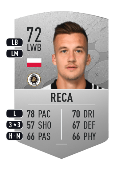Arkadiusz Reca Common 72 OVR