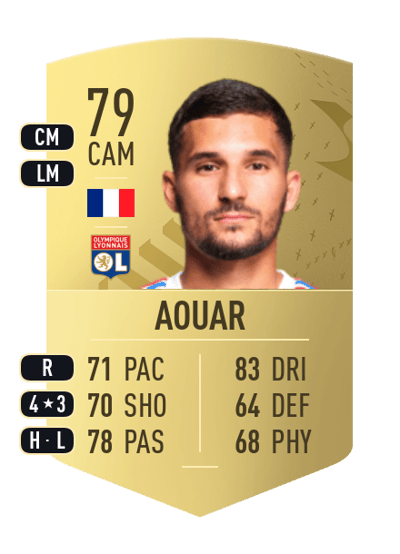 Houssem Aouar Common 79 OVR