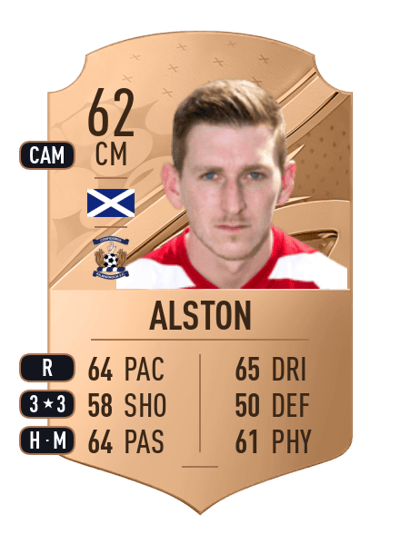 Blair Alston Rare 62 OVR