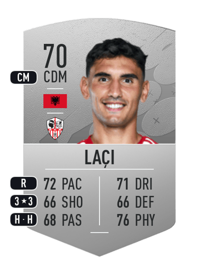 Qazim Laçi Common 70 OVR