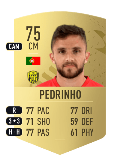 Pedrinho Common 75 OVR